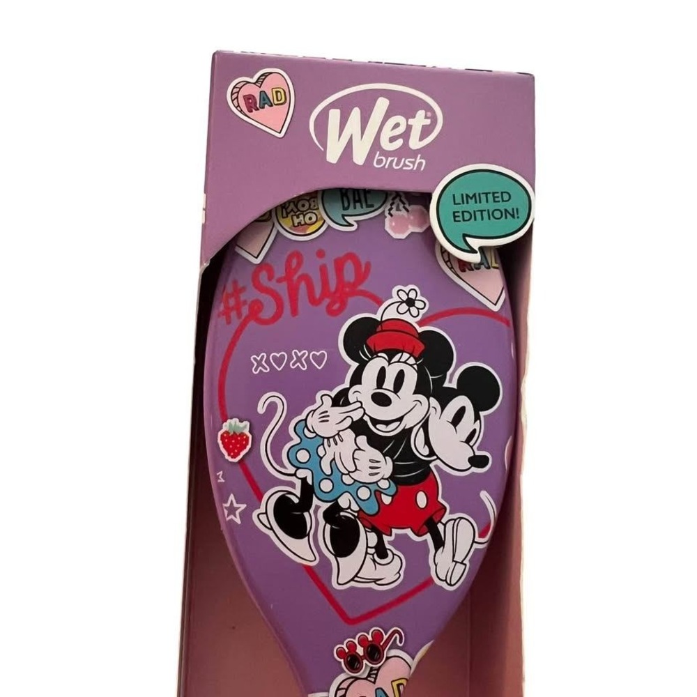 Disney Minnie Mouse Wet Brush‎ LIMITED EDITION Purple Detangler Brush